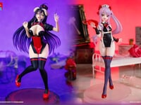 【オーバーロード】システムサービス「アルベド ブラックナースVer.」「シャルティア・ブラッドフォールン ナースVer.」プライフィギュア 彩色原型公開の画像