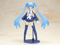 【初音ミク】フレームミュージック・ガール「雪ミク Another Color Ver.」プラモデル【Amazon予約開始】の画像