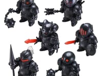 【トレフィグ】HMA「メタルアーマーズ(ブラックVer./シルバーVer.)」予約開始、組み合わせ自由の甲冑フィギュアの画像