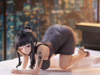 【勝利の女神: NIKKE】フリュー「ぬーどるストッパーフィギュアーD：キラーワイフー」プライズフィギュア【彩色原型公開】の画像