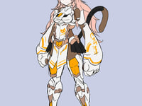 【フレームアームズ・ガール】「ドゥルガーI 〈キャットアーマーVer. -キャリコ-〉」プラモデル【25日予約開始】の画像