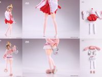 【可動フィギュア用に】HASUKI「巫女服セット」「ピンクギャルセット」ドール用コスチューム【国内予約開始】の画像