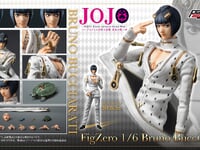 【ジョジョの奇妙な冒険】フィグゼロ「ブローノ・ブチャラティ」可動フィギュア 試作公開【明日予約開始】の画像