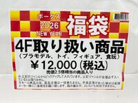 【ホビー福袋】ボークス秋葉原「プラモデル・トイ・フィギュア・食玩 福袋」開封紹介の画像