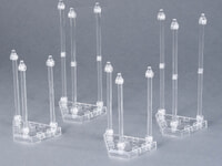 【プラモ展示用に】「ウェポンディスプレイベース01」プラモデル 17日発売【試作・パッケージ画像追加】の画像