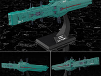 【銀河英雄伝説】コトブキヤ「自由惑星同盟軍 第13艦隊旗艦 ヒューベリオン」プラモデル 予約開始の画像