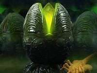 【エイリアン】FIGLITE「ゼノモーフエッグ」「フェイスハガー」可動トイ【予約開始】の画像