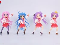 【らき☆すた】システムサービス「泉こなた」「柊つかさ」「柊かがみ」「高良みゆき」プライズフィギュア化決定【彩色原型公開】の画像