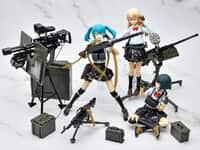 【リトルアーモリー】figma「武装JKバリアントD2/E2/F2 コード:URBEX」「ロードアウトセット4 コード:URBEX」可動フィギュア【本日予約開始】の画像