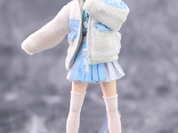 【可動フィギュア用に】HASUKI「ムートンコートセット」ドール用コスチューム【再販決定】の画像