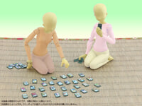 【可動フィギュア用に】フィギュアの遊び「いろはかるた」フィギュア 予約開始の画像