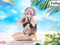 【すーぱーそに子】ぬーどるストッパーフィギュア「すーぱーそに子 ブラックビキニver.」プライズフィギュア【彩色原型公開】の画像