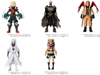 【僕のヒーローアカデミア】COLLEKAZARO「爆豪勝己」「アーマードオールマイト」「ホークス」「荼毘」「トガヒミコ」フィギュア【予約開始】の画像