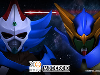 【ヤマトタケル】MODEROID 魔空戦神「カゼノオ」「ガイオウ」プラモデル【16日予約開始】の画像