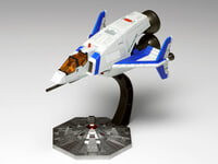 【ゼビウス】WAVE「ソルバルウ 」プラモデル【再販予約開始】の画像