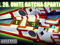 【科学忍者隊ガッチャマン】MODEROID「ガッチャスパルタン ユーナイトカラーVer.」プラモデル【明日予約開始】の画像