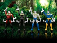 【ミクロマン】レガシーソウル「ミクロマン コマンド3号4体セット」「ミクロチェンバー4個セット」可動フィギュア 【タカラトミーモール限定で予約開始】の画像