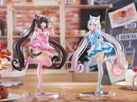 【ネコぱら】POP UP PARADE「ショコラ 冬服Ver. L size」「バニラ 冬服Ver. L size」フィギュア【予約開始】の画像