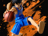 【ワンピース × NBA】S.H.フィギュアーツ「モンキー・D・ルフィ -NEW YORK KNICKS ver.-」「バスケットゴールセット」可動フィギュアほか 商品情報公開【3月3日予約開始】の画像