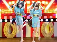 【ウマ娘】セガ「サトノクラウン ‐トレセン音頭」「 シュヴァルグラン ‐トレセン音頭」プライズフィギュア【彩色原型公開】の画像