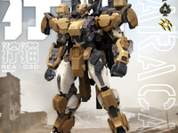 【オリジナルロボ】銘匠伝「ブルーホエール オオヤマネコ 砂漠作戦型」プラモデル 試作公開【近日予約開始】の画像