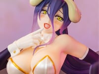 【オーバーロード】One-Seventh Carat フィギュア「アルベド バニーホワイトVer.」プライズフィギュア【彩色原型公開】の画像