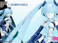 【初音ミク】フレームアーティスト「雪ミク」プラモデル【11時予約開始】の画像
