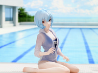 【エヴァンゲリオン「綾波レイ ‐スクール水着Ver.」「弐号機」「EVA量産機」プライズフィギュア【彩色原型公開】の画像