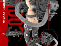 【リトルアーモリー】メガミデバイス「装備セットマシンガンA」「銃の持ち手2(ホワイト)」プラモデル【予約開始】の画像