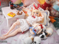 【可動フィギュア用に】蝸之殼Snail Shell「パフスリーブルームウェア（白） ドール服」試作公開【近日予約開始】の画像