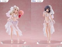【プリズマ☆イリヤ】F:NEX「イリヤスフィール・フォン・アインツベルン ウエディング水着ver.」「美遊・エーデルフェルト ウエディング水着ver.」フィギュア【予約開始】の画像