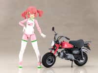 【メガミデバイス】「PUNI☆MOFU レーシングマオ with Honda Z50J-1 モンキー」プラモデル【30日予約開始！】の画像
