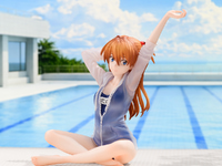 【エヴァンゲリオン】Yumemirize「式波・アスカ・ラングレー スクール水着Ver.」プライズフィギュア【彩色原型公開】の画像