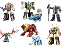 【百獣戦隊ガオレンジャー】食玩SMP「ガオキング」「ガオマッスル/ガオライノス＆ガオマジロ」「ガオハンター」「ガオイカロス」「ガオライオン&ガオエレファント」「ガオゴッド」プラモデル【再販決定】の画像