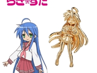 【らき☆すた】「泉こなた 」「柊かがみ 」「柊つかさ」「高良みゆき」ミニフィギュア K18 イエローゴールド、価格198,000円【予約開始】の画像