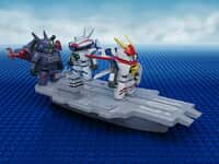 【機甲戦記ドラグナー】BRICKROID「ドラグナー1」「ドラグナー2」「ドラグナー3」「ドラグナー1(Opening ver.)&空母セット」【予約開始】の画像