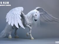 【オリジナル馬】Fish Toys「天馬 光の翼」1/12可動フィギュア【予約開始】の画像