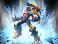 【ロックマンエグゼ】セガ「ロックマン ‐ グレイガビースト」プライズフィギュア【試作公開】の画像