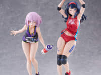 【グリッドマン ユニバース】TENITOL TALL「新条アカネ Sports wear ver.」「宝多六花 Sports wear ver.」フィギュア【予約開始】の画像
