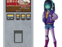 【銀河特急 ミルキー☆サブウェイ】ハセガワ 「レトロ自販機 宙華そば」1/12プラモデル【予約開始】の画像