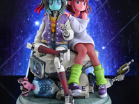 【銀河特急 ミルキー☆サブウェイ】メディコス「チハル＆マキナ」フィギュア【彩色原型公開】の画像