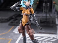 【オリジナルメカ美少女】鉄銹薔薇「ランデ・コスキネン & RTP-10A 鋒刃 高速可変戦機」プラモデル【予約開始】の画像