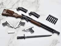 【リトルアーモリー】ガンスリンガー・ガール「トリエラ M1897トレンチガン・P230タイプ」プラモデル【予約開始】の画像