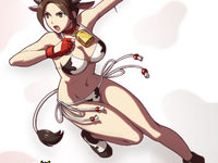 【SNKヒロインズ】ToEyEsN「不知火舞 ～牛柄ビキニver.～」【フィギュア化決定】の画像