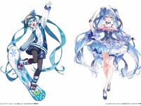 【初音ミク】AMP＋シリーズ「雪ミク 2016ver.」「雪ミク 2017ver.」プライズフィギュア【イラスト公開】の画像