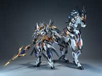 【オリジナルロボ】MOTOR NUCLEAR「天佑星 龍胆虎将・趙雲 威武カラー」プラモデル【予約開始】の画像