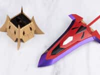 【プラモ用武器パーツ】M.S.G「ヘヴィウェポンユニット79 ナイトマスターソード ケイオス Ver.」プラモデル【予約開始】の画像