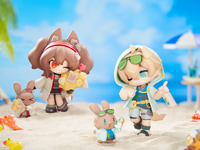 【アークナイツ】Cutiesシリーズ「アンジェリーナ」「テキーラ」デフォルメフィギュア【彩色原型公開】の画像