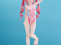 【かにビーム氏イラスト】AMAKUNI「スイムスーツシルエット ワトラ 競泳水着Ver. design by かにビーム」美少女フィギュア【限定予約開始】の画像
