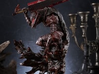 【ベルセルク】POP UP PARADE「ガッツ[狂戦士の甲冑] Bloody Paint Ver. L size」フィギュア【彩色原型公開】の画像